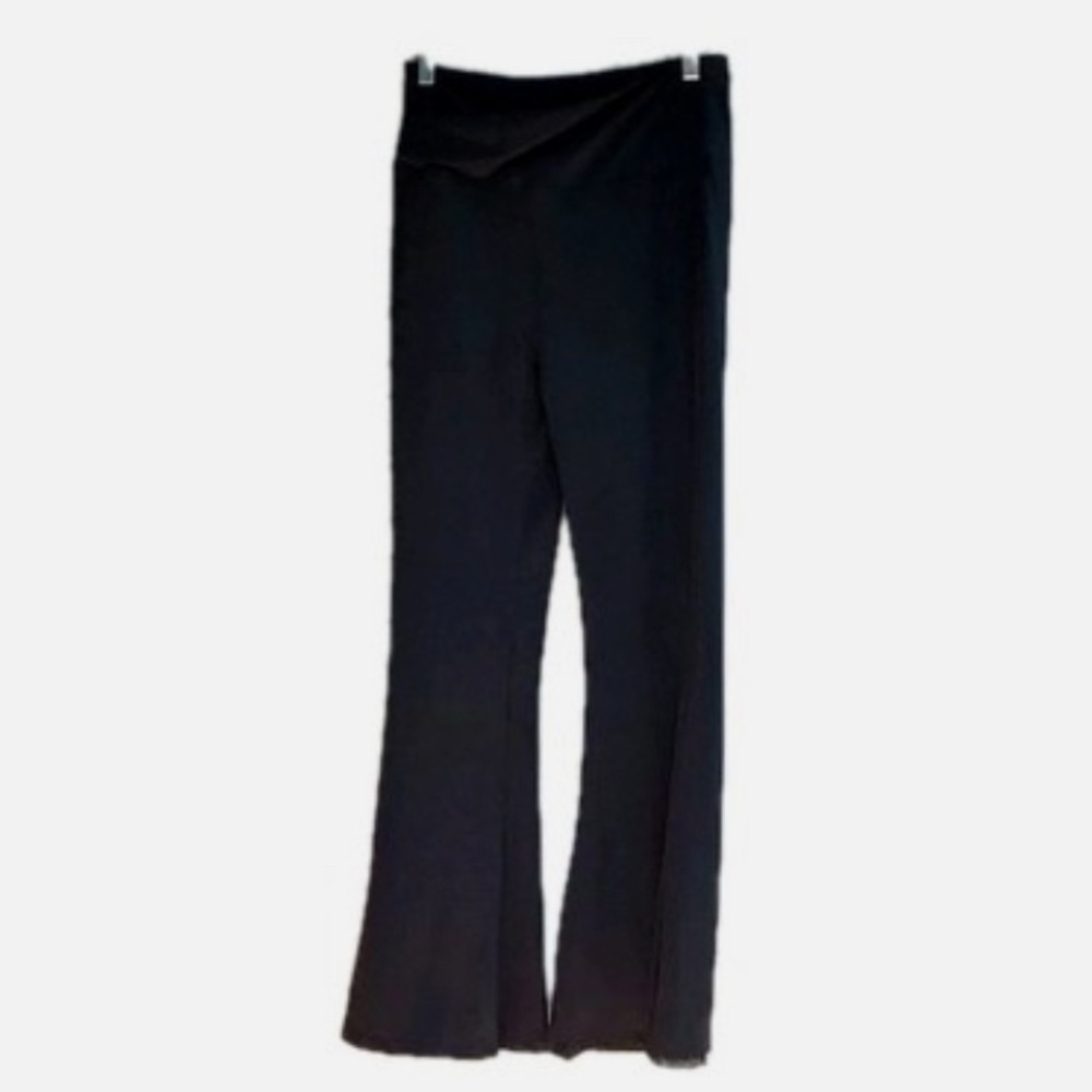 Indero Black Wide Super Soft Leg Leggings Sz Large/X Large AtLeisure Comfy Yoga